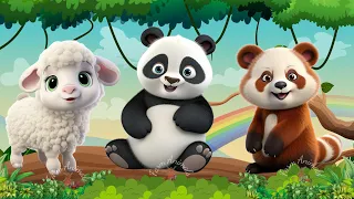 Lovely Animal Sounds: Sheep, Goat, Panda, Red Panda, Lemming | Animal Moments