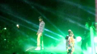 Tinie Tempah feat LABRINTH - EARTHQUAKE! at O2 Tour Backstage view