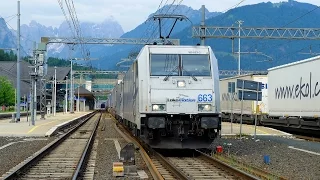 Führerstandsmitfahrt Tauernbahn Tarvisio - Villach - Salzburg/Freilassing 1080p @ 60fps