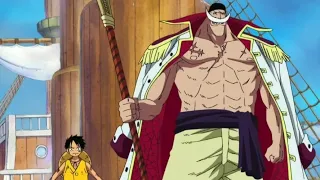 One Piece - Luffy ve Beyazsakal arkadaş oluyorlar :) (Türkçe Altyazı)