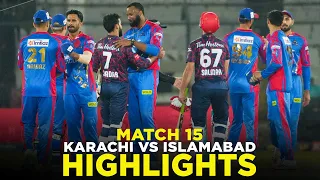 Full Highlights | Karachi Kings vs Islamabad United | Match 15 | HBL PSL 9 | M2A1A