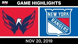 NHL Highlights | Capitals vs. Rangers – Nov. 20, 2019