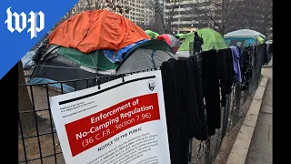 Homeless evicted from Washington, D.C. park encampment