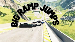 Big Ramp Jumps #3 | Which Car Can Jump Further - BeamNG Drive Crashes