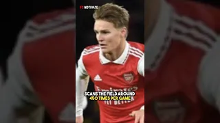 Martin Odegaard Scans The Field 450 Times For Arsenal 😳 #football #shorts