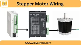 Stepper Motor Wiring | PLC | Driver | Vidyatrans