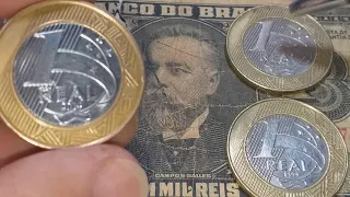 🌐AS TRÊS MOEDAS RARAS DO REAL E CÉDULAS DE MAIS DE 50 MIL REAIS 💲💰👈