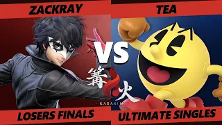 Kagaribi 4 Losers Finals - Zackray (ROB, Joker) Vs. Tea (Pac-Man) SSBU Smash Ultimate