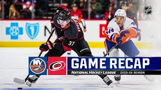 Islanders @ Hurricanes 11/30 | NHL Highlights 2023