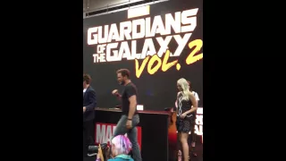 Guardians of the Galaxy 2 panel at Comic-Con 2016