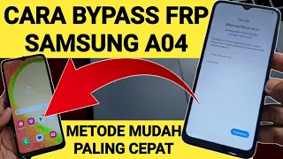 Cara Bypass Frp Samsung Galaxy A04 (A045F) Terkunci Akun Google metode mudah dengan Unlocktool