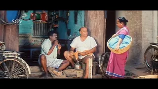 ಕರಿಬಸವಯ್ಯ ಮತ್ತು ಜನಾರ್ಧನ್ ಪಂಚರ್ ಶಾಪ್ ಕಾಮಿಡಿ | Preethi Nee Illade Naa Hegirali Kannada Movie