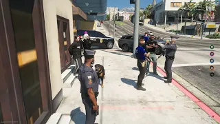 Briga com Policial Civil - GTA RP