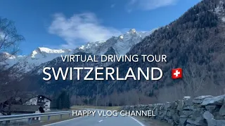 SWITZERLAND 🇨🇭 DRIVING TOUR VICOSOPRANO-DIGA DI LÖBBIA-CASACCIA-SILVAPLANA-MALOJA PASS-ST.MOTITZ