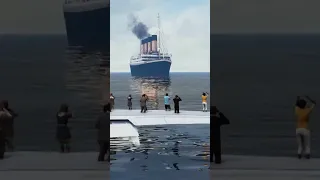 Titanic Rescues Aeroplane That Crashed Into The Water In GTA 5