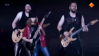 Rick Moonen (12y) together with Within Temptation - Faster (short version)