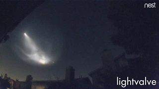 SpaceX Falcon 9 SAOCOM Launch Time Lapse