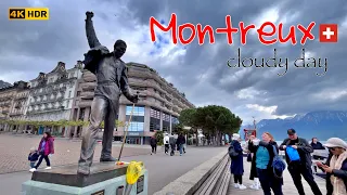 [Switzerland] Montreux, a cloudy day in memory of Freddie Mercury🇨🇭 4K HDR