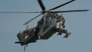 4Kᵁᴴᴰ Czech Air Force Mi-24 Hind & Mi-171S Combat Helicopter