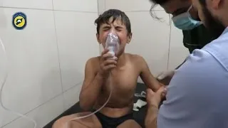 Victims struggle to breathe after Aleppo chemical attack