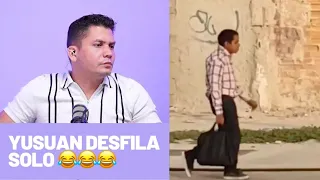 Yusuan desfila solo 😂😂😂