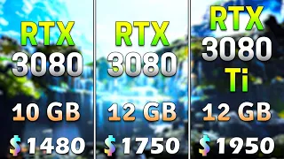 RTX 3080 10GB vs RTX 3080 12GB vs RTX 3080 Ti 12GB | PC Gameplay Tested