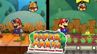 Goomba Superguard Timing Comparison - Paper Mario: The Thousand-Year Door Remake