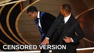 The Moment Will Smith Slaps Chris Rock At The Oscars | CENSORED VERSION (no swearing)