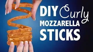 DIY CURLY MOZZARELLA STICKS - VERSUS