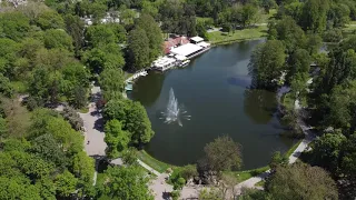 Nicolae Romanescu Park - Craiova - aerial footage (remastered)