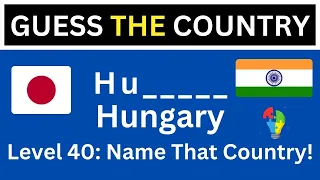 Guess The Countries By First 2 Letters part 1 _ level 40 z puzzle quiz game