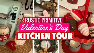 Valentine’s Day Kitchen Tour 2023 | Rustic Primitive
