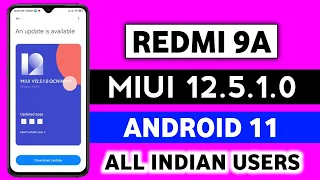 Redmi 9a MIUI 12.5 Update | Redmi 9a New Update | Redmi 9a Android 11 Update | Redmi 9a Update