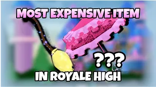 What's The Most Expensive Item In Royale High?