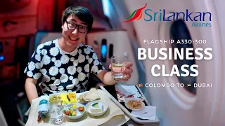 SriLankan Airlines Flagship A330-300 Business Class Full Flight Experience Colombo to Dubai