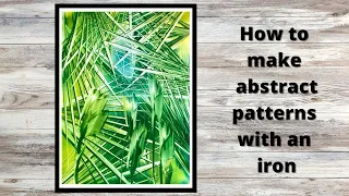 Simple Abstract Patterns And Flowers / Encaustic Art For Beginners