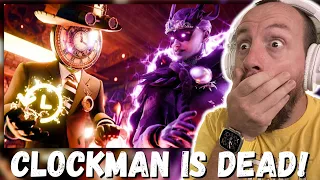 CLOCKMAN IS DEAD!!! skibidi toilet multiverse 027 (REACTION!!!)