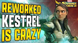 KESTREL PINGS FOR 1.6 MIL DAMAGE - MARVEL Strike Force - MSF