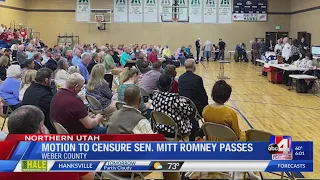 Weber County republicans censure Sen. Mitt Romney