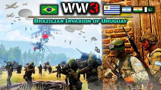 Brazilian Invasion of Uruguay | Brazil vs Uruguay | ArmA 3 World War 3 Machinima