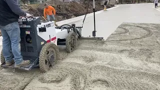 Somero S-485 Laser Screed in the Mud