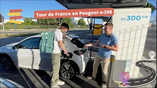 Faire le tour de France en Peugeot e208, compliqué ?