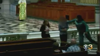 Woman Attacks Lector During Mass At Cathedral Basilica Of Saints Peter And Paul