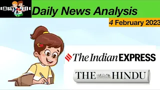 4 February 2024 The Hindu & The Indian Express