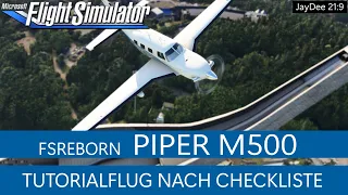 FSR500 - Tutorial-Flug nach Checkliste ★ MSFS 2020 Deutsch