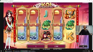 Папич побеждает в Koi princess #bigwin #заносы