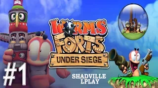 Worms Forts: Under Siege Прохождение #1: Египет