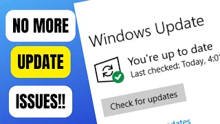 FIX ALL Windows 11/10 Update Issues: The Ultimate Error Fix Guide