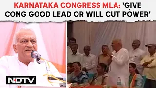 Lok Sabha Elections 2024 | Karnataka Congress MLA Warns Voters Voters: "Will Cut Power Supply If..."