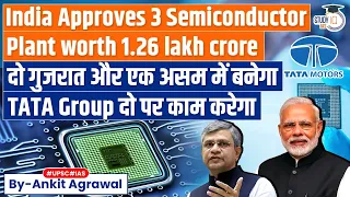 Big Leap for Chip Mission: 3 Plants, Rs 1.26 Lakh Crore Investment Get Govt Nod | UPSC GS3